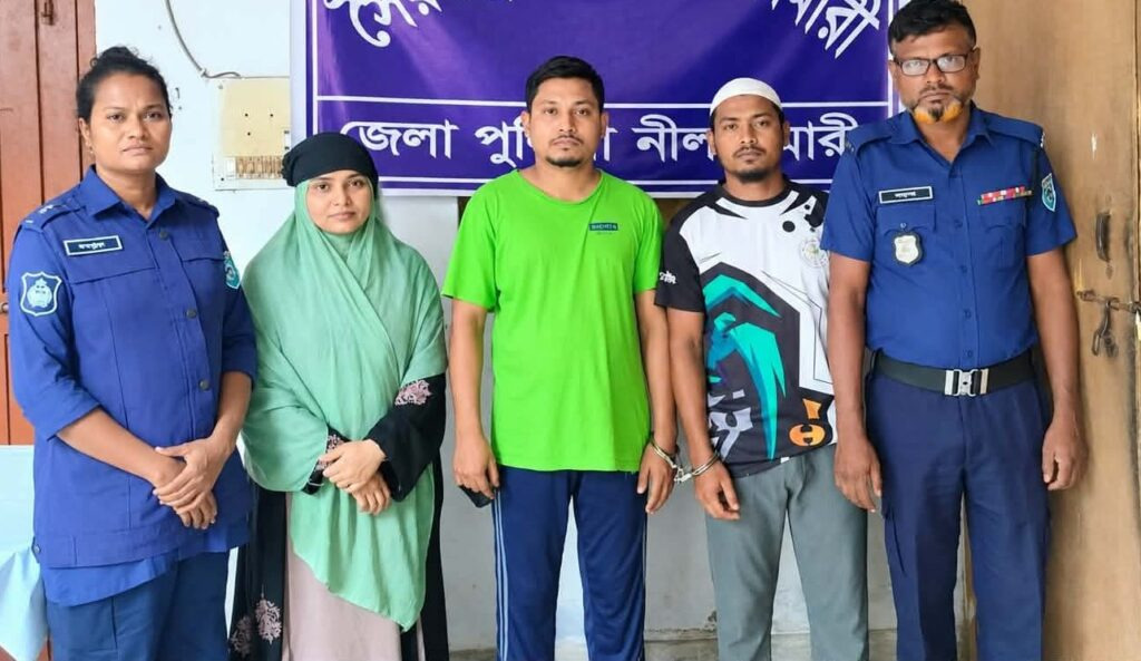 সৈয়দপুরে তরুণীর ছবি এডিট করে ফেসবুকে ছড়ানোর অভিযোগ, স্বামী-স্ত্রীসহ গ্রেপ্তার ৩
